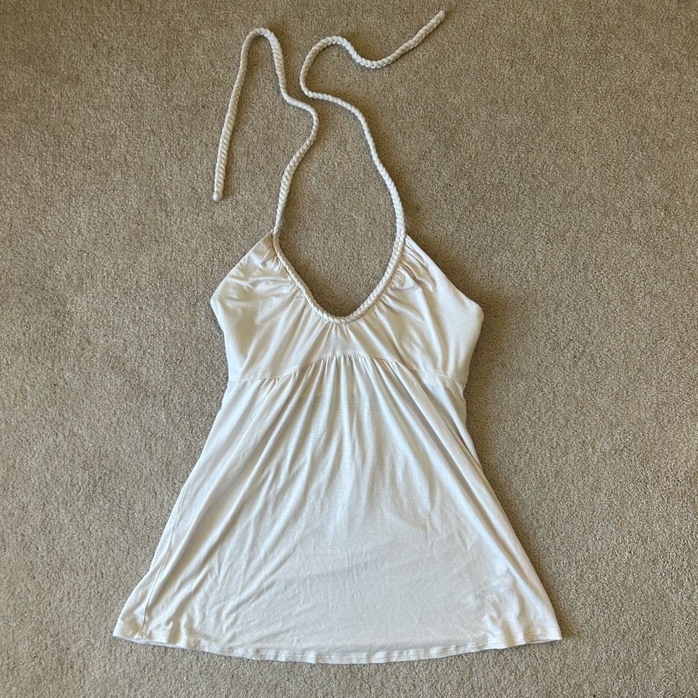 Victoria Secret size Small summer halter top White
